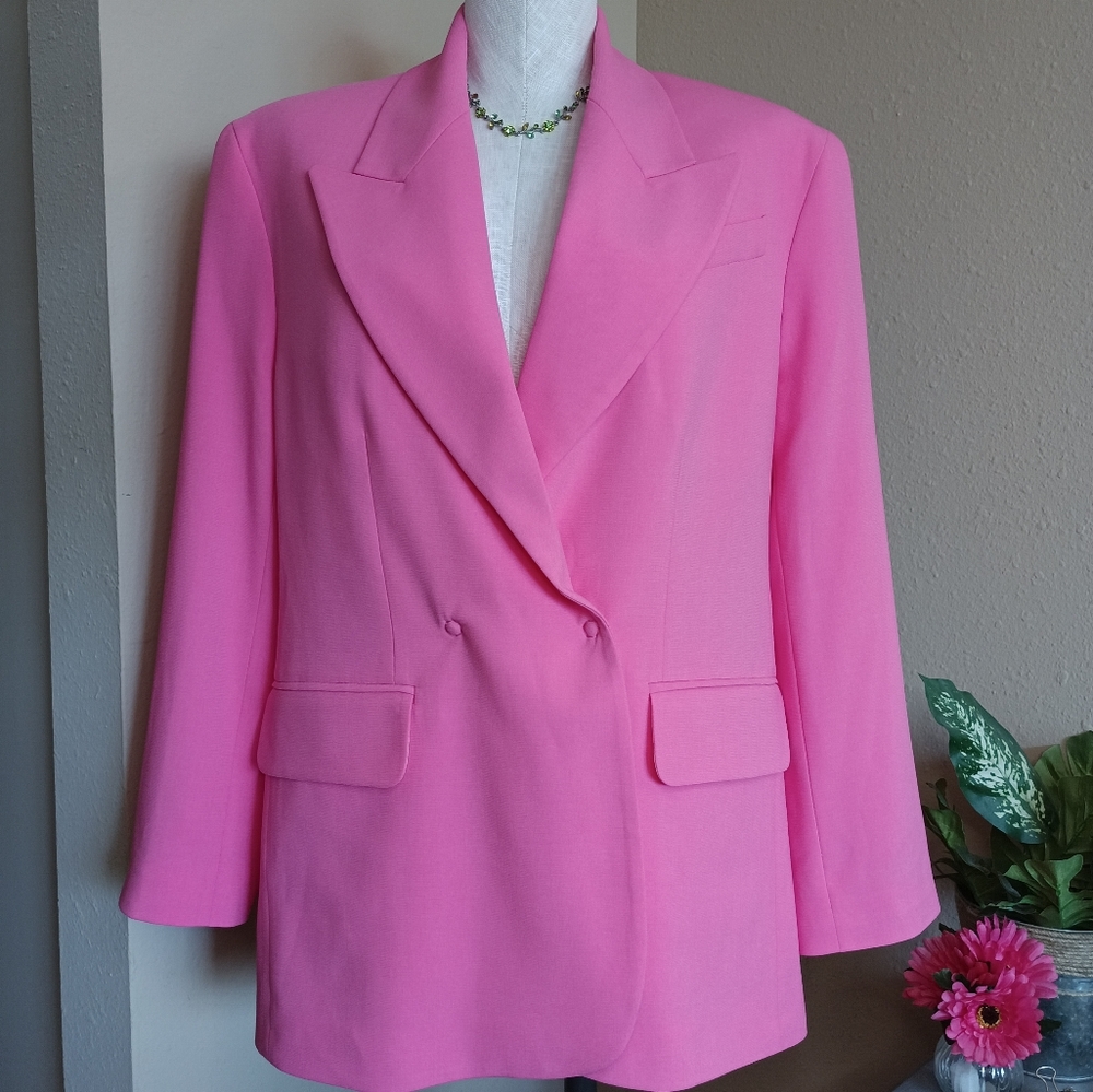 AGGI Pink Blazer Euro Sz 38 NWT